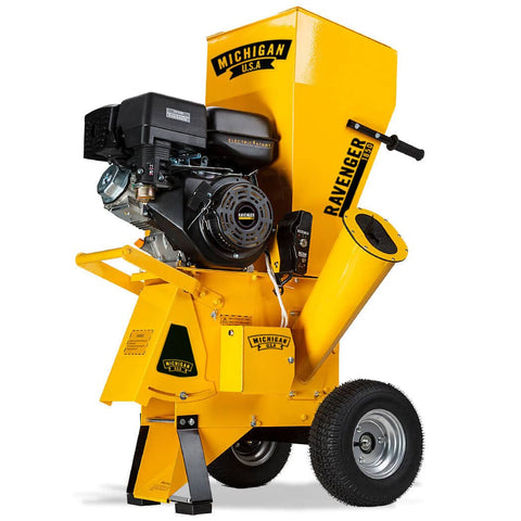 Darrahopens Home & Garden > Garden Tools MICHIGAN 18HP Petrol Wood Chipper Commercial 420cc Shredder Mulcher Garden Tree Grinder