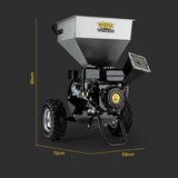 Darrahopens Home & Garden > Garden Tools MICHIGAN 6HP 212cc Petrol Wood Chipper Shredder Mulcher