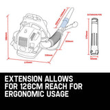 darrahopens Home & Garden > Garden Tools MTM 30CC Backpack Petrol Leaf Blower 2 Stroke Commercial Garden Yard Outdoor