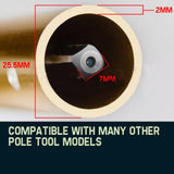darrahopens Home & Garden > Garden Tools MTM 62CC Brush Cutter Whipper Snipper Trimmer Edger Brushcutter Multi Pole Tool
