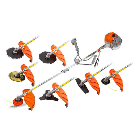 darrahopens Home & Garden > Garden Tools MTM 62CC Brush Cutter Whipper Snipper Trimmer Edger Brushcutter Multi Pole Tool