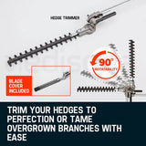 darrahopens Home & Garden > Garden Tools MTM 62CC Long Reach Pole Chainsaw Hedge Trimmer Pruner Chain Saw Cutter Multi Tool