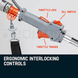 darrahopens Home & Garden > Garden Tools MTM 62CC Long Reach Pole Chainsaw Hedge Trimmer Pruner Chain Saw Cutter Multi Tool