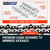 darrahopens Home & Garden > Garden Tools MTM 62CC Pole Chainsaw Saw Petrol Chain Tree Pruner Extended Extension Cutter