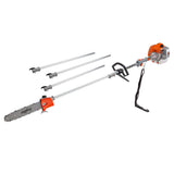 darrahopens Home & Garden > Garden Tools MTM 62CC Pole Chainsaw Saw Petrol Chain Tree Pruner Extended Extension Cutter