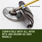 darrahopens Home & Garden > Garden Tools MTM Carbide Tipped 40 Tooth Brush Cutter Blade Whipper Snipper Brushcutter