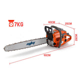 darrahopens Home & Garden > Garden Tools MTM Chainsaw Petrol Commercial 20 Bar E-Start Tree Pruning Chain Saw HP