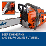 darrahopens Home & Garden > Garden Tools MTM Chainsaw Petrol Commercial 20 Bar E-Start Tree Pruning Chain Saw HP