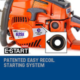 darrahopens Home & Garden > Garden Tools MTM Petrol Commercial Chainsaw 22 Bar E-Start Tree Pruning Chain Saw Top Handle
