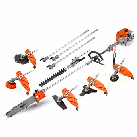 darrahopens Home & Garden > Garden Tools MTM Pole Chainsaw Brush Cutter Whipper Snipper Hedge Trimmer Saw Multi Tool 62CC