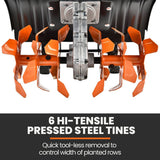 Darrahopens Home & Garden > Garden Tools PLANTCRAFT 46CC Garden Cultivator Tiller Handheld 15" Inch Petrol 4-Stroke Titan 9