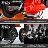 Darrahopens Home & Garden > Garden Tools PLANTCRAFT 52CC Petrol Garden Cultivator Tiller 10in Handheld Rototiller 2-Stroke, Titan 7