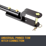 darrahopens Home & Garden > Garden Tools PLANTCRAFT Tow Behind Broadcast Spreader 90kg 105L Seed Fertiliser Tow Rotary