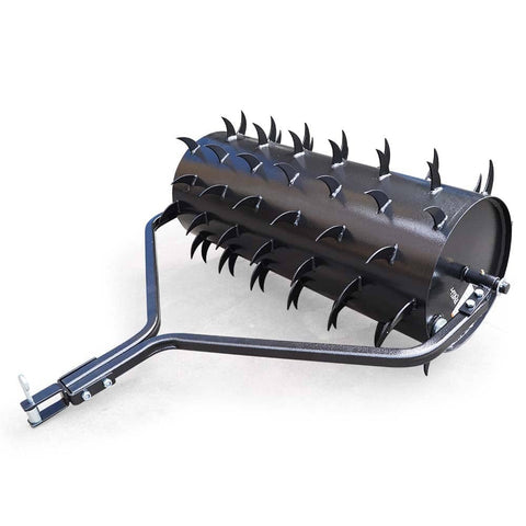 Darrahopens Home & Garden > Garden Tools PlantCraft Tow Behind Lawn Roller Spike Aerator 36" Wide, Universal Hitch for Ride on Mower, Garden Tractor