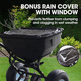 Darrahopens Home & Garden > Garden Tools PLANTCRAFT Walk Behind Broadcast Spreader 56kg 60L Seed Lawn Fertiliser