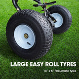 Darrahopens Home & Garden > Garden Tools PLANTCRAFT Walk Behind Broadcast Spreader 56kg 60L Seed Lawn Fertiliser