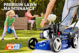 darrahopens Home & Garden > Garden Tools POWERBLADE Lawn Mower 139CC 17 - Petrol Powered Push Lawnmower 4 Stroke Engine