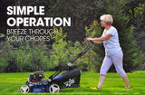 darrahopens Home & Garden > Garden Tools POWERBLADE Lawn Mower 139CC 17 - Petrol Powered Push Lawnmower 4 Stroke Engine