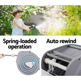 darrahopens Home & Garden > Garden Tools Retractable Hose Reel 30M Garden Water Auto Rewind Spray Gun