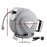 darrahopens Home & Garden > Garden Tools Retractable Hose Reel 30M Garden Water Auto Rewind Spray Gun