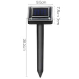 darrahopens Home & Garden > Garden Tools Vermitrap Set of 4 Ultrasonic Solar Powered Snake Repellent