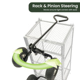 Darrahopens Home & Garden > Garden Tools Wallaroo Steel Mesh Garden Trolley Cart - Green