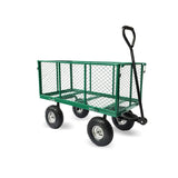 Darrahopens Home & Garden > Garden Tools Wallaroo Steel Mesh Garden Trolley Cart - Green