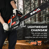 Darrahopens Home & Garden > Garden Tools X-BULL Chainsaw Petrol Commercial 62cc 20" Bar E-Start Tree Pruning Top Handle