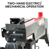 Darrahopens Home & Garden > Garden Tools Yukon 7 Ton Electric Log Splitter With Side Protectors Axe Wood Cutter