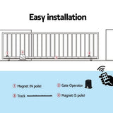 darrahopens Home & Garden > Gate Openers Auto Electric Sliding Gate Opener 1000KG 4M Rails