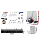 darrahopens Home & Garden > Gate Openers Auto Electric Sliding Gate Opener 1200KG Keypad 4M Rails