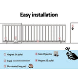 darrahopens Home & Garden > Gate Openers Auto Electric Sliding Gate Opener 1200KG Keypad 6M Rails