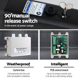 darrahopens Home & Garden > Gate Openers LockMaster Automatic Full Solar Power Swing Gate Opener Kit 600KG