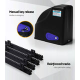 Darrahopens Home & Garden > Gate Openers Lockmaster Automatic Sliding Gate Opener Kit 40W Full Solar Electric 4M 600KG