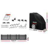 Darrahopens Home & Garden > Gate Openers Lockmaster Automatic Sliding Gate Opener Kit 40W Full Solar Electric 4M 600KG