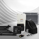 Darrahopens Home & Garden > Gate Openers Lockmaster Automatic Sliding Gate Opener Kit 40W Full Solar Electric 6M 600KG
