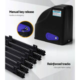 Darrahopens Home & Garden > Gate Openers Lockmaster Automatic Sliding Gate Opener Kit 40W Full Solar Electric 6M 600KG