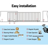 darrahopens Home & Garden > Gate Openers LockMaster Electric Sliding Gate Opener 1200KG With Hardware Kit 4M Rail
