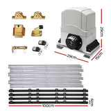 darrahopens Home & Garden > Gate Openers LockMaster Electric Sliding Gate Opener 1200KG With Hardware Kit 4M Rail