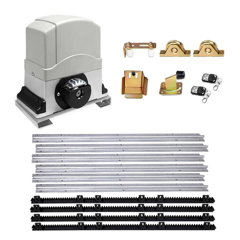 darrahopens Home & Garden > Gate Openers LockMaster Electric Sliding Gate Opener 1200KG With Hardware Kit 4M Rail