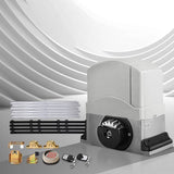 darrahopens Home & Garden > Gate Openers LockMaster Electric Sliding Gate Opener 1200KG With Remote Hardware Kit 4M Rail