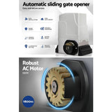 darrahopens Home & Garden > Gate Openers LockMaster Electric Sliding Gate Opener 1800KG Motor Kit Auto Keypad Remote 6M Rail