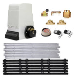 darrahopens Home & Garden > Gate Openers LockMaster Electric Sliding Gate Opener 1800KG Motor Kit Auto Keypad Remote 6M Rail