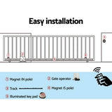 darrahopens Home & Garden > Gate Openers LockMaster Electric Sliding Gate Opener 1800KG With Keypad Remote 4M Rail