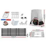 darrahopens Home & Garden > Gate Openers LockMaster Electric Sliding Gate Opener 1800KG With Keypad Remote 6M Rail