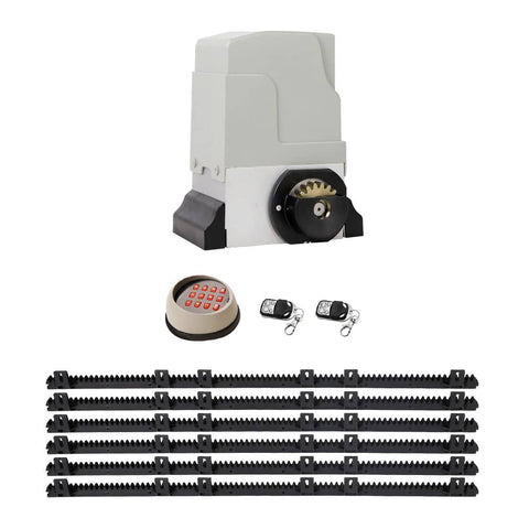 darrahopens Home & Garden > Gate Openers LockMaster Electric Sliding Gate Opener 1800KG With Keypad Remote 6M Rail