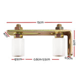 darrahopens Home & Garden > Gate Openers LockMaster Roller Guide Gate Opener Track Stopper Sliding Hardware Accessories Kit