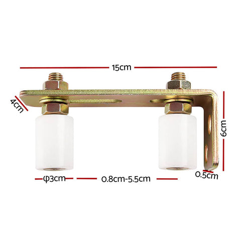 darrahopens Home & Garden > Gate Openers LockMaster Roller Guide Gate Opener Track Stopper Sliding Hardware Accessories Kit