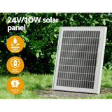 Darrahopens Home & Garden > Gate Openers Lockmaster Single Swing Gate Opener 10W Solar Power Automatic Electric 300KG 5M