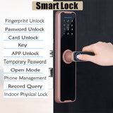 Darrahopens Home & Garden > Gate Openers Tuya Home WIFI Smart Door Lock Biometric Fingerprint Smart Card Password Key USB